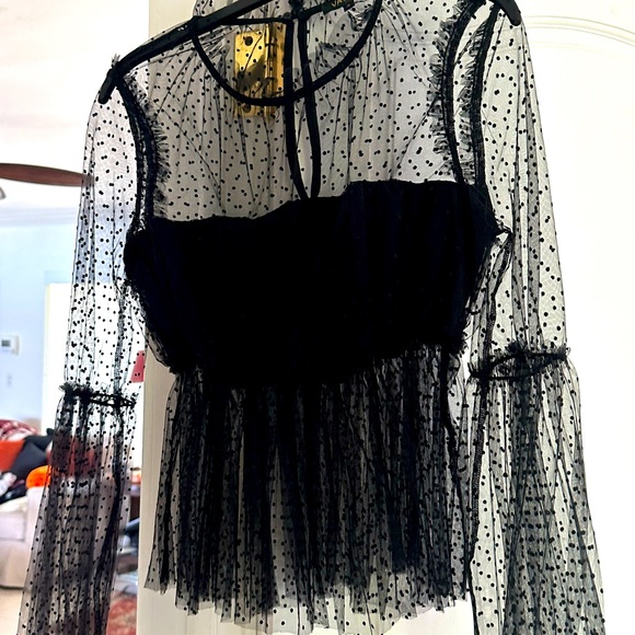 Transparent black t shirt - Picture 1 of 2